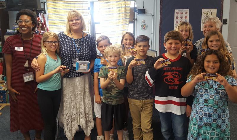 Big Pine Academy students and staff are excited about Tools for Back to School funds to help restock items lost Hurricane Irma.